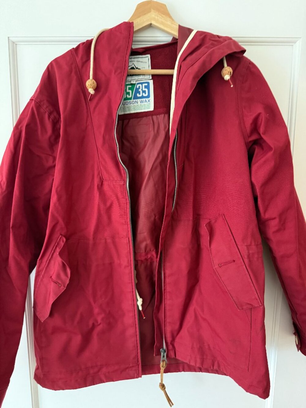 Penfield Hudson Wax Jacket Red Size S